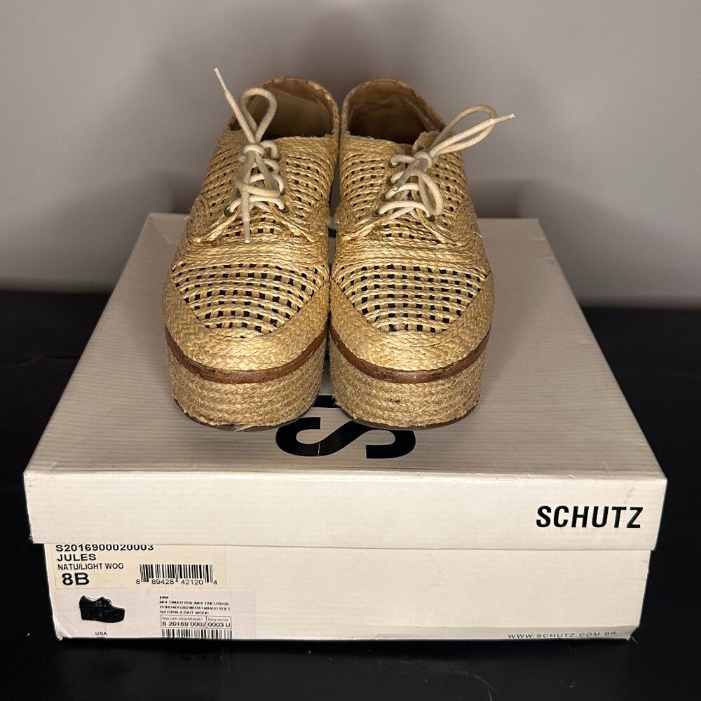 Schutz - Jules Espadrille Loafer - Natural Light Wood